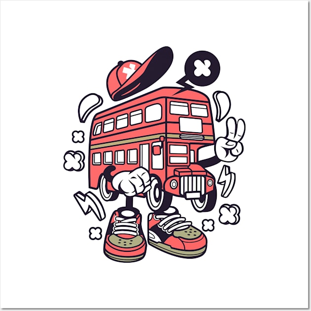 London Bus Wall Art by p308nx